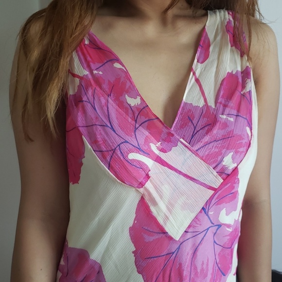 kimono leaf almond DVF DITA